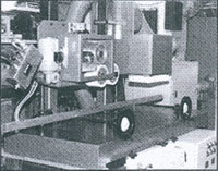 Offset marking machine